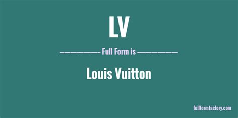 lv signification sms|lv abbreviation.